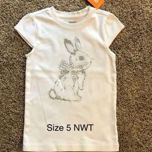 Gymboree bunny tee nwt